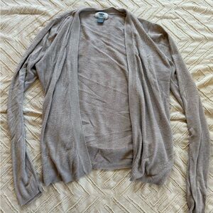 Old Navy tan cardigan